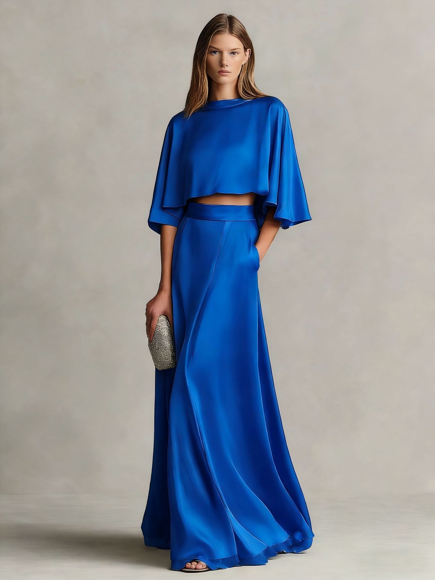 Minimalistische Satijnen Dames Set – Relaxed Fit & Elegante Flow