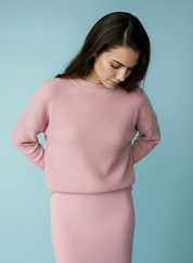 Coltrui & Midi Rok Set met Split – Elegant Tweedelig Dames Set