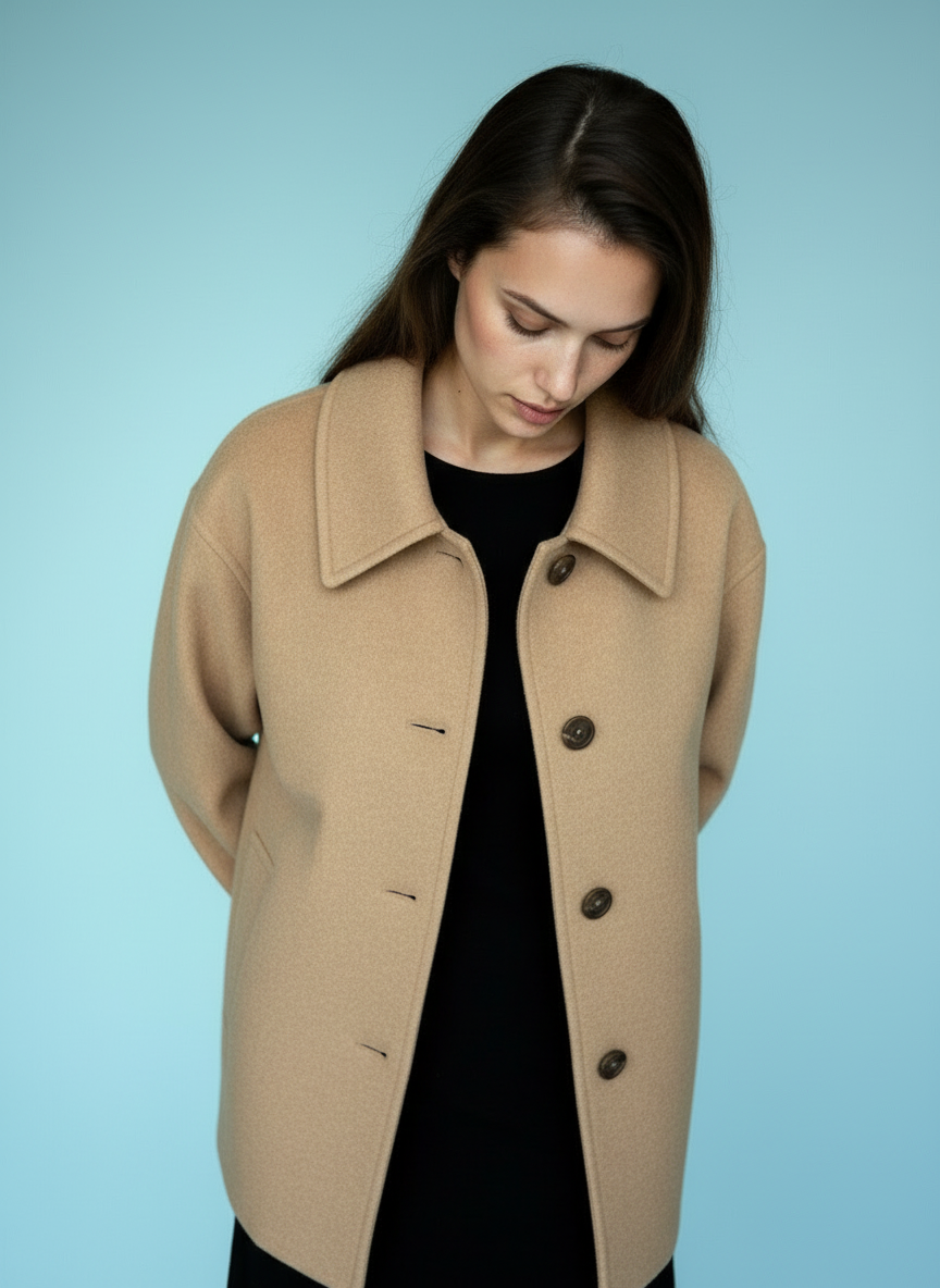 Dames Jas van Wolmix – Loose Fit & Tijdloze Look