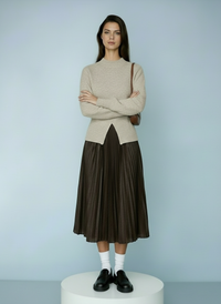 Zachte gebreide trui