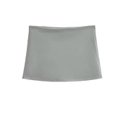 Slim Fit Stretch Retro Sport Rok Met Lage Taille Voor Dames