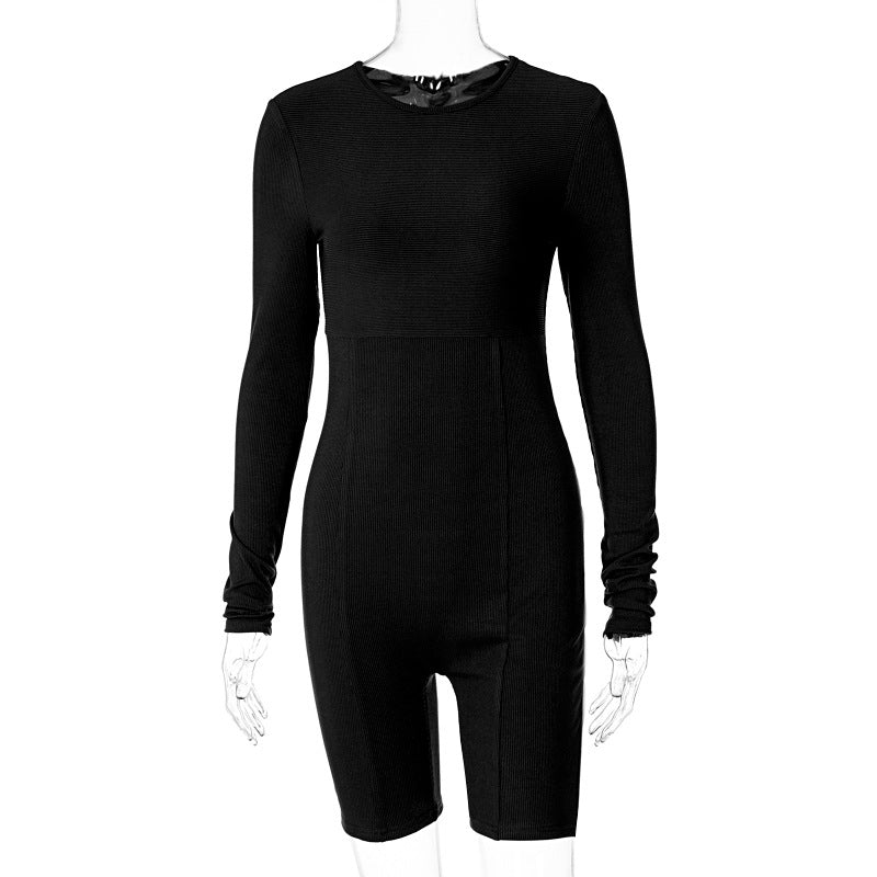 Dameslegging Nieuwe gebreide Slim-fit Hip Lift Sport Yoga Jumpsuit