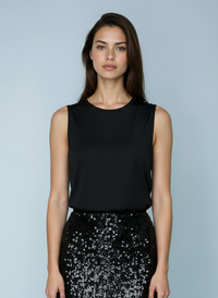 Chique lange pailletttenrok