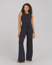 Modieuze jumpsuit met vetersluiting voor dames