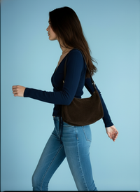 Wrap top met striksluiting