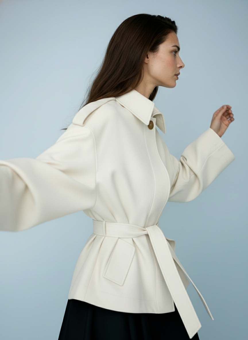 Trench jacket met ceintuur