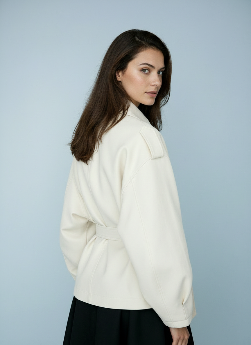 Trench jacket met ceintuur