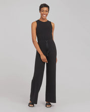 Modieuze jumpsuit met vetersluiting voor dames