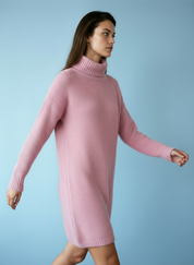 Coltrui Sweaterjurk – Zachte Gebreide Winterjurk met Taille-Detail