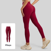 Nieuwe dubbelzijdige kale yogabroek zonder onhandigheid