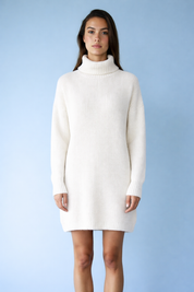 Coltrui Sweaterjurk – Zachte Gebreide Winterjurk met Taille-Detail