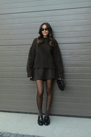 Gebreide set met Top en Rok